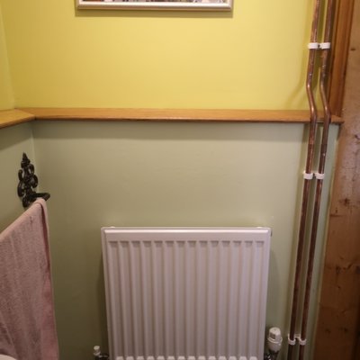 Copper pipework